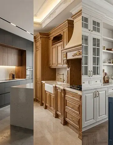 راهنمای انتخاب سبک کابینت(مدرن، کلاسیک یا نئوکلاسیک)